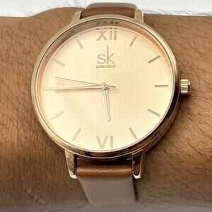 Brown Shengke Men's Watch
